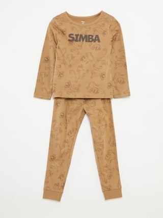 Completo pigiama lungo t-shirt + pantaloni 'Disney' - 2 pezzi