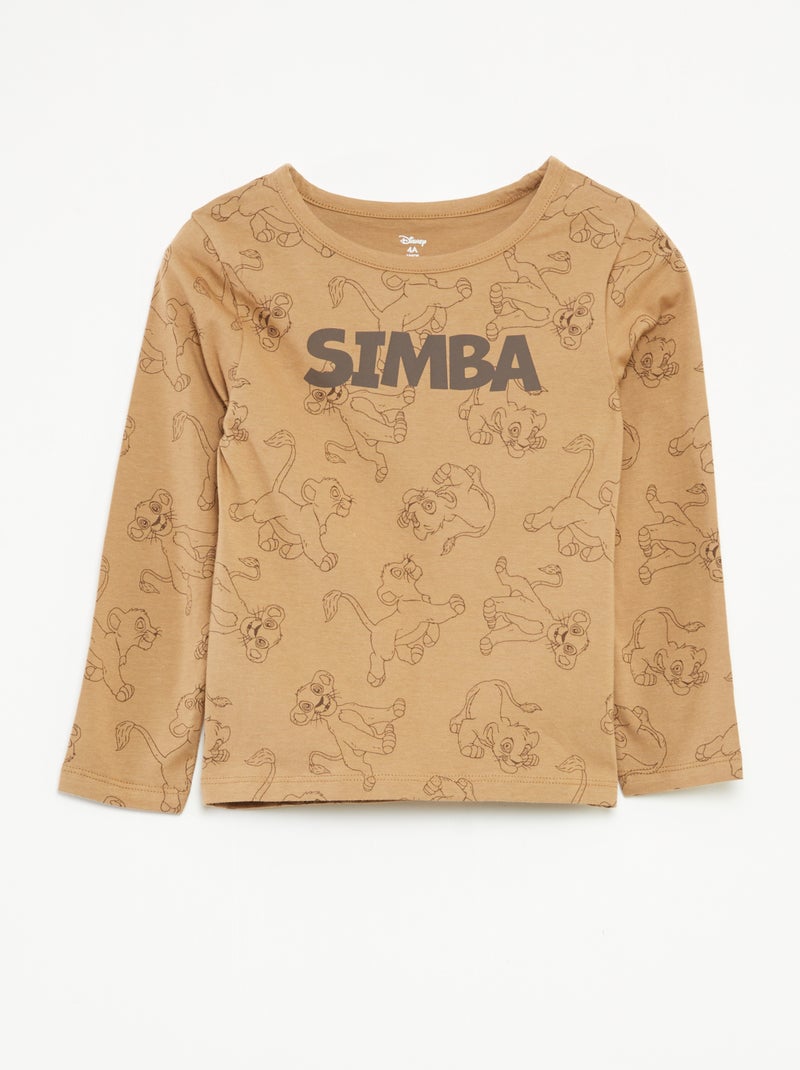 Completo pigiama lungo t-shirt + pantaloni 'Disney' - 2 pezzi Beige - Kiabi