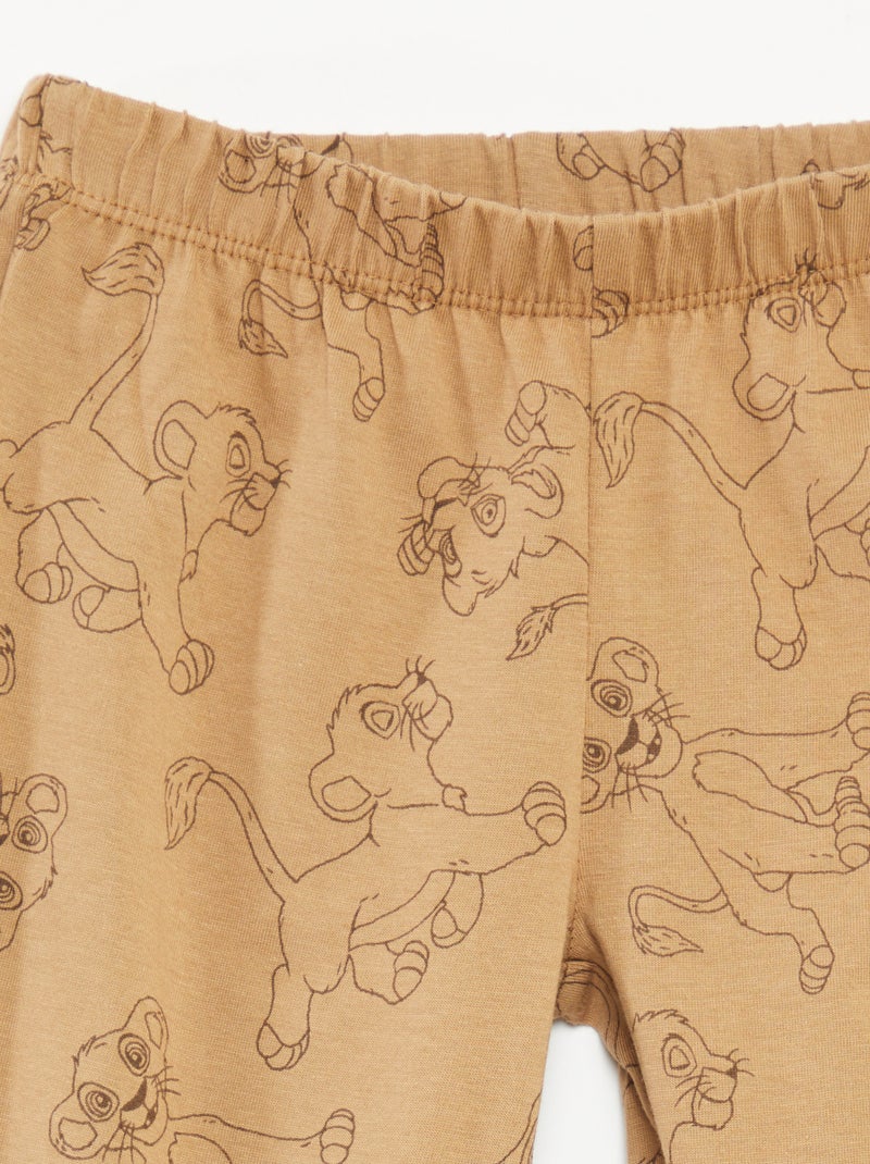 Completo pigiama lungo t-shirt + pantaloni 'Disney' - 2 pezzi Beige - Kiabi