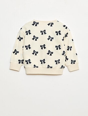 Completo pigiama maglia e pantaloni in pile