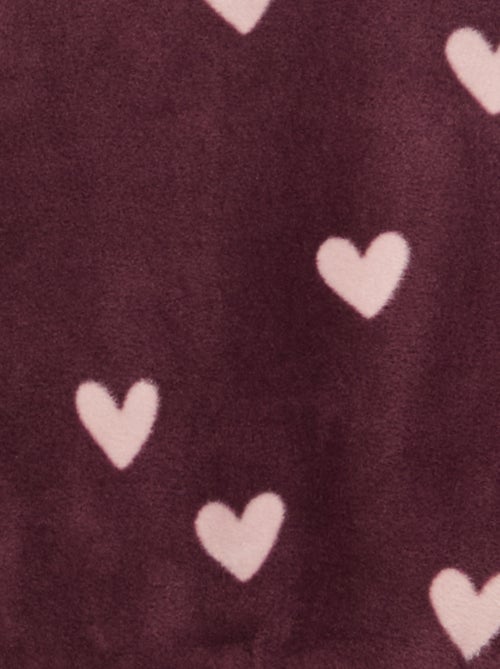 Completo pigiama maglia + pantaloni in pile - Kiabi