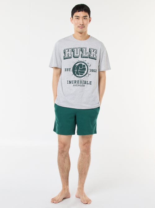 Completo pigiama 'Marvel' 'Hulk' in cotone - Kiabi