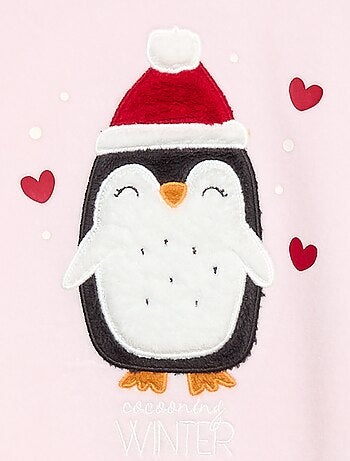 Completo pigiama + maschera natalizia in velluto