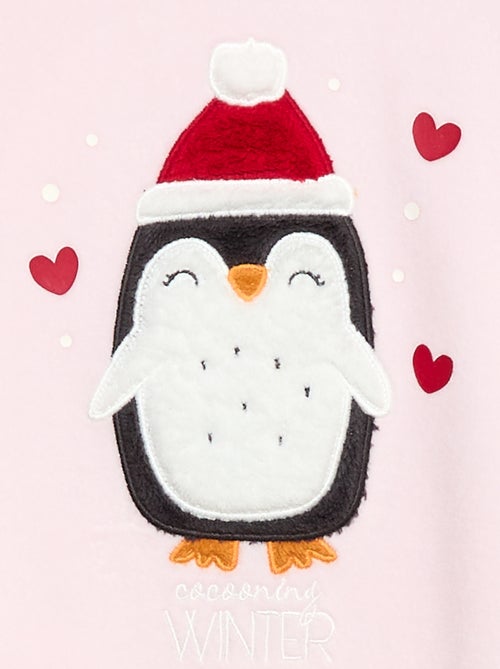 Completo pigiama + maschera natalizia in velluto - Kiabi