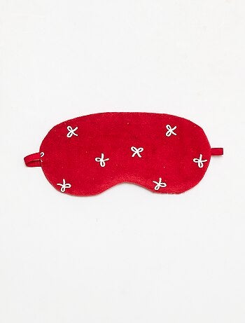 Completo pigiama + maschera natalizia in velluto