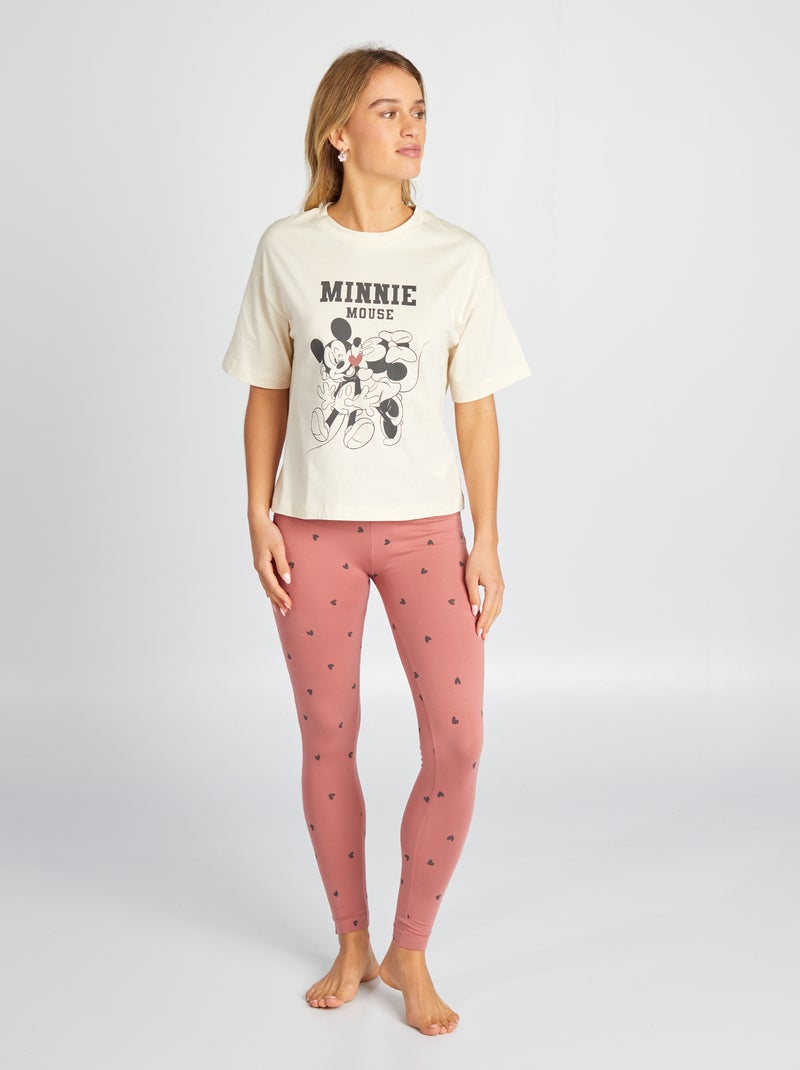 Completo pigiama 'Minnie' 'Disney' - 2 pezzi BEIGE - Kiabi