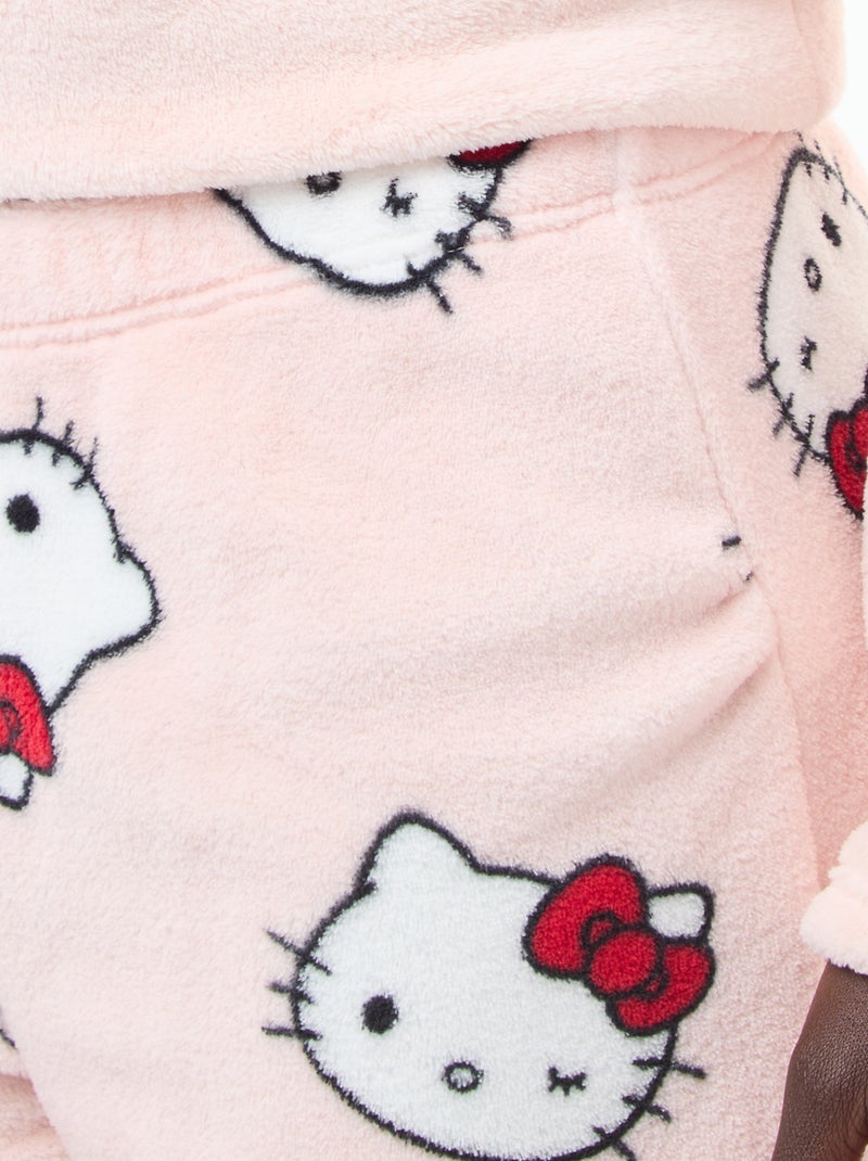 Completo pigiama morbido 'Hello Kitty' Rosa - Kiabi