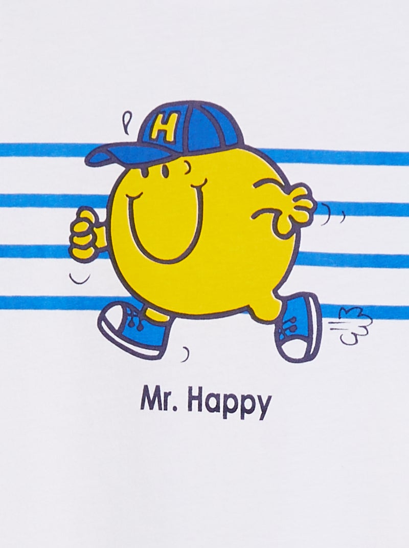 Completo pigiama 'Mr. Happy' shorts + t-shirt - 2 pezzi BLU - Kiabi