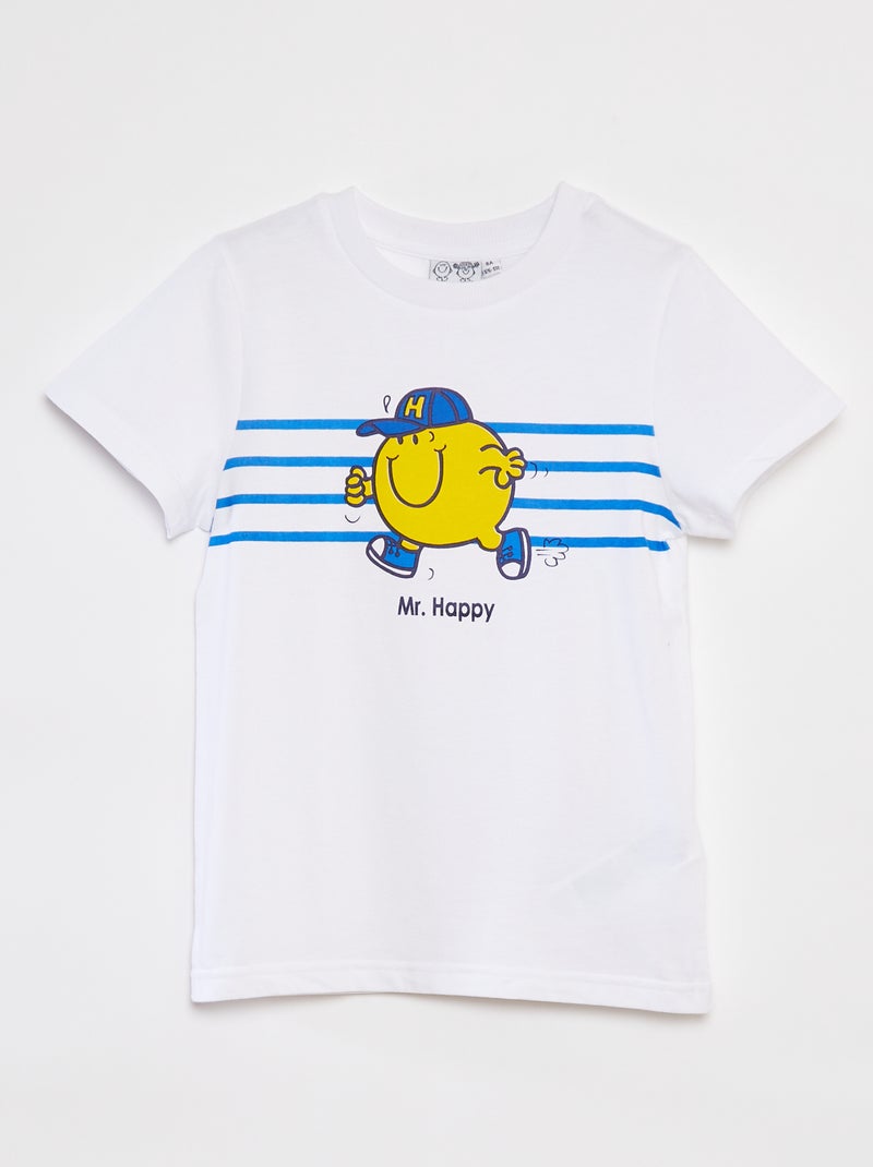 Completo pigiama 'Mr. Happy' shorts + t-shirt - 2 pezzi BLU - Kiabi