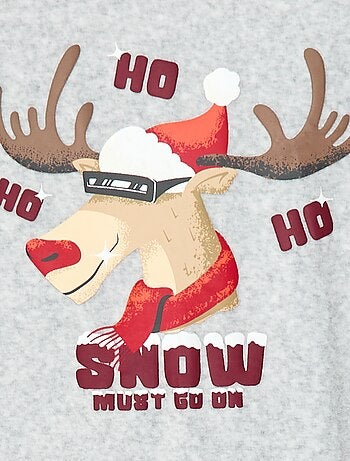 Completo pigiama natalizio con berretto