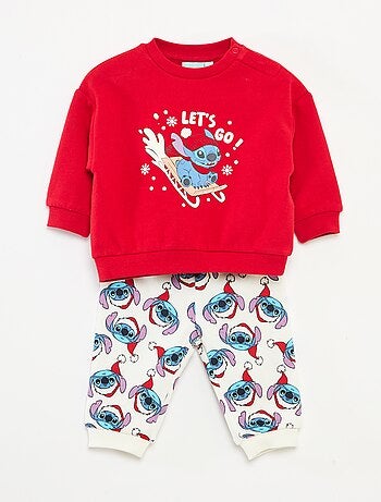 Completo pigiama natalizio 'Disney' 'Mickey' in cotone
