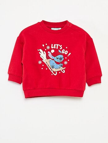 Completo pigiama natalizio 'Disney' 'Stitch' in cotone