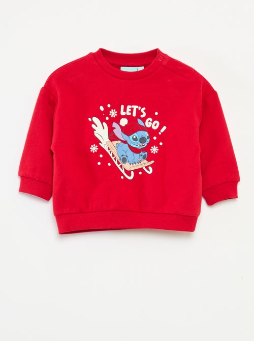 Completo pigiama natalizio 'Disney' 'Stitch' in cotone - Kiabi