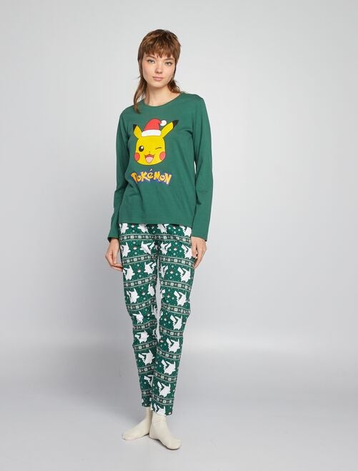 Completo pigiama natalizio 'Pokemon' - 2 pezzi - Kiabi