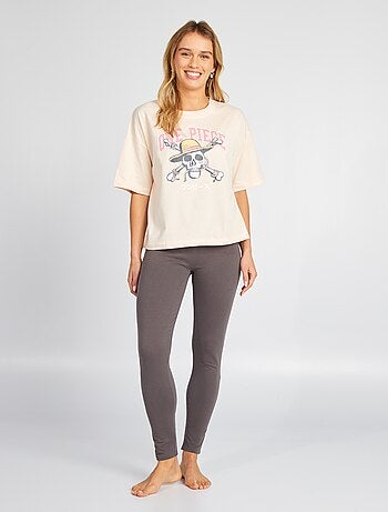 Completo pigiama 'One Piece' t-shirt + leggings - 2 pezzi