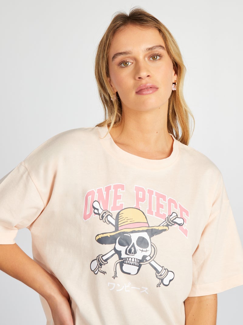 Completo pigiama 'One Piece' t-shirt + leggings - 2 pezzi ROSA - Kiabi