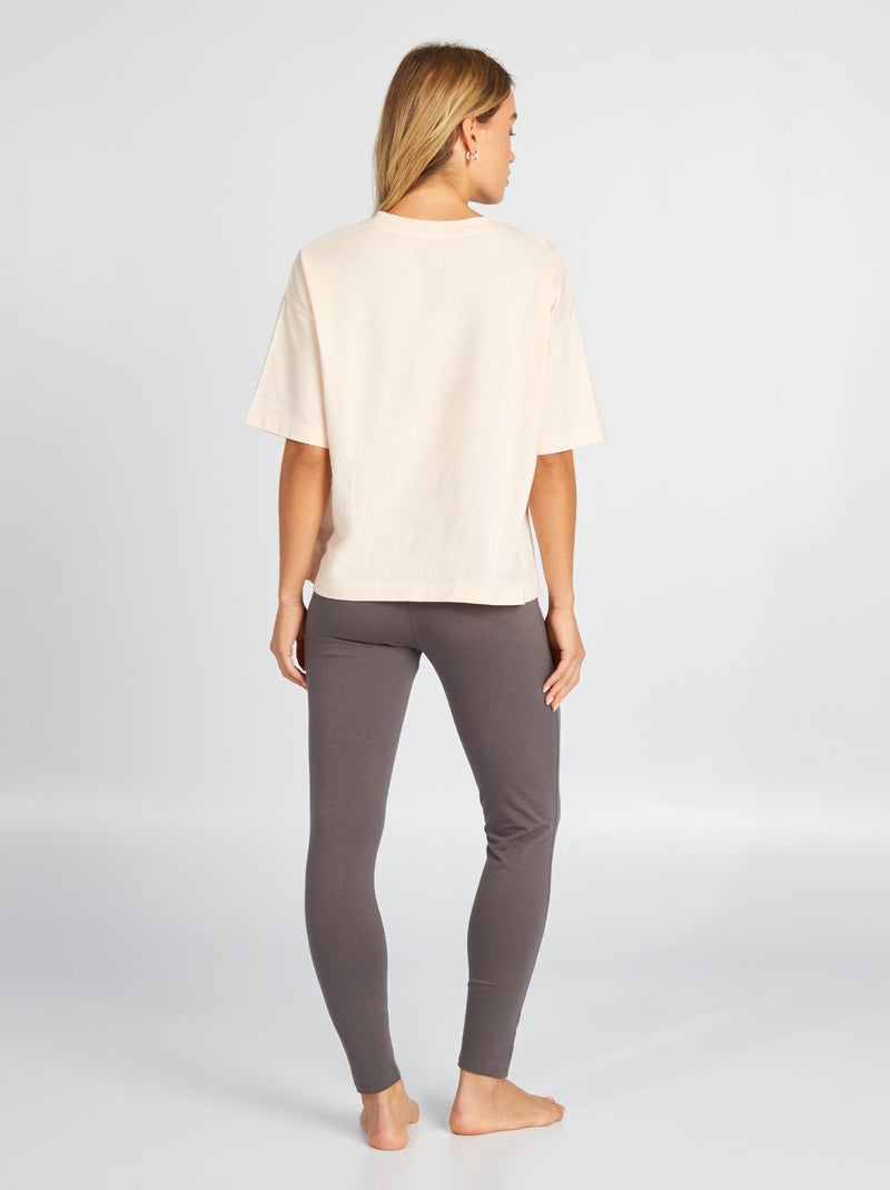 Completo pigiama 'One Piece' t-shirt + leggings - 2 pezzi ROSA - Kiabi