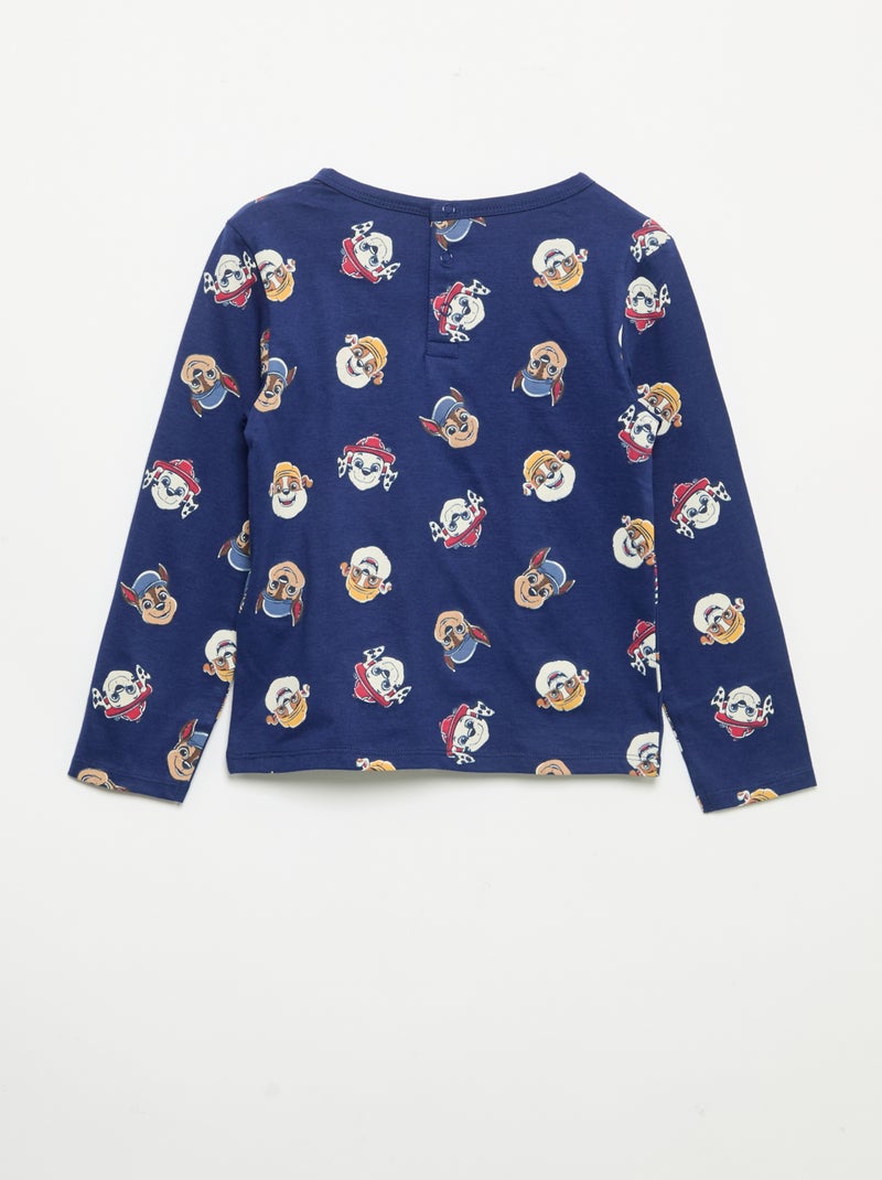 Completo pigiama "Paw Patrol" T-shirt + pantaloni - 2 pezzi Blu - Kiabi