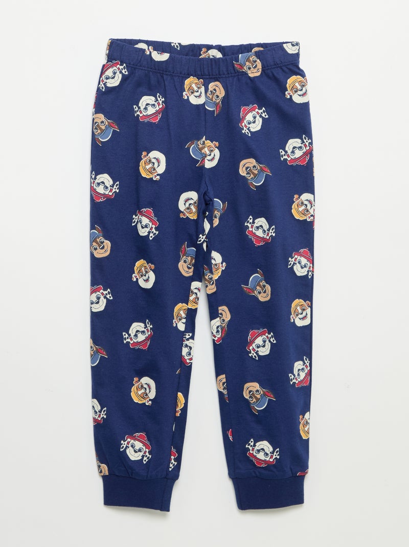 Completo pigiama "Paw Patrol" T-shirt + pantaloni - 2 pezzi Blu - Kiabi