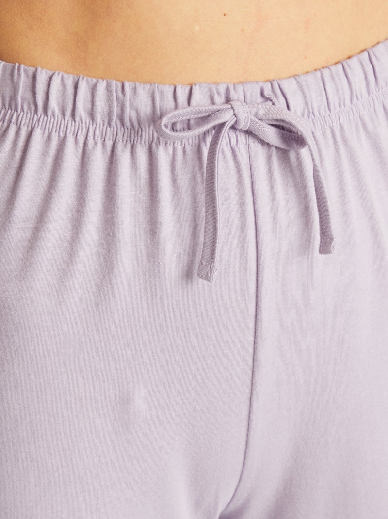 Completo pigiama 'Peach' 'Mario' 'Nintendo' t-shirt + pantaloni - 2 pezzi VIOLA - Kiabi