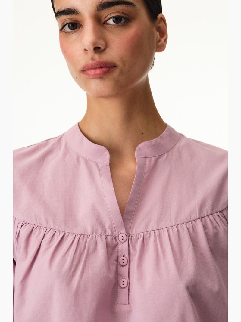Completo pigiama petal con maniche corte e short penti Rosa - Kiabi
