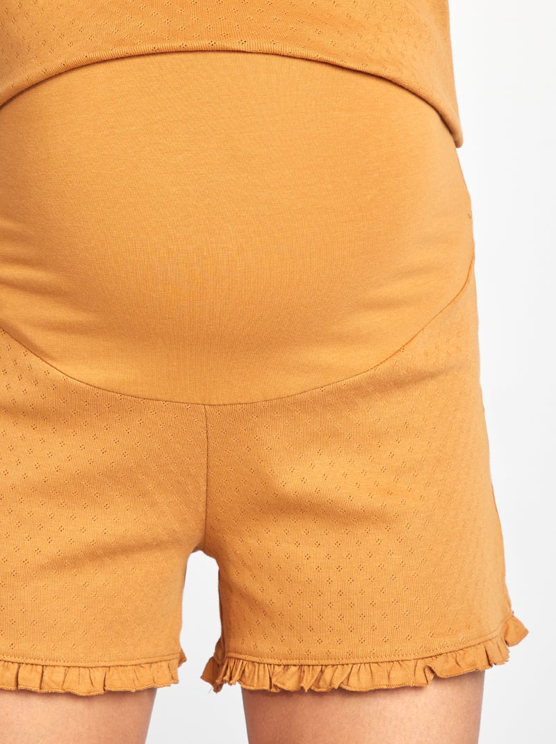 Completo pigiama premaman - 2 pezzi MARRONE - Kiabi