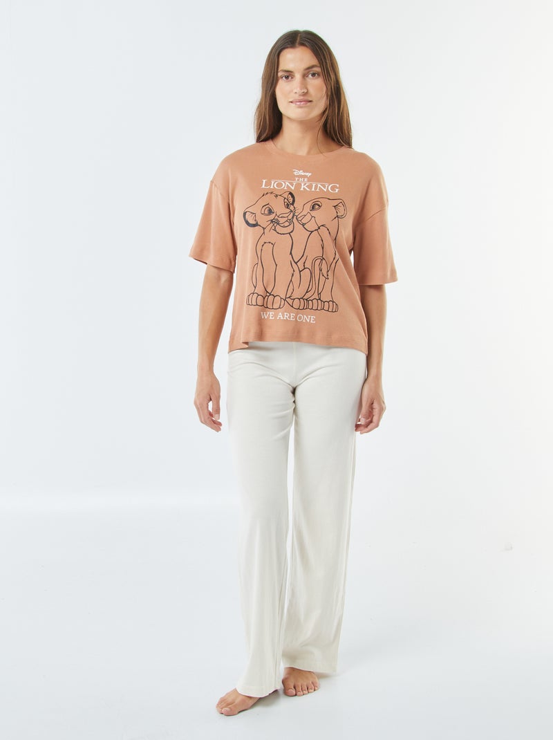 Completo pigiama Re Leone - 2 pezzi BEIGE - Kiabi