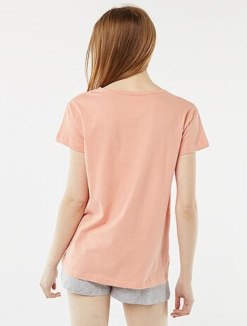 Completo pigiama shorts + t-shirt - 2 pezzi