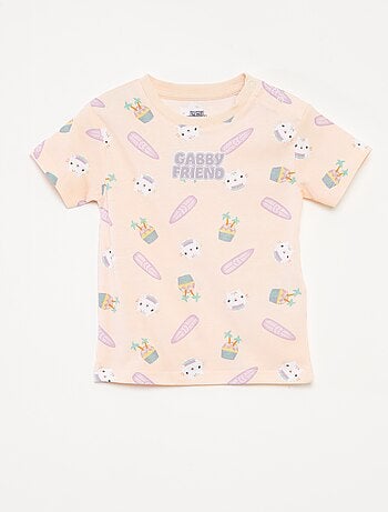 Completo pigiama shorts + t-shirt 'La casa delle bambole di Gabby' - 2 pezzi