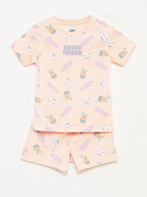 Completo pigiama shorts + t-shirt 'La casa delle bambole di Gabby' - 2 pezzi - Kiabi