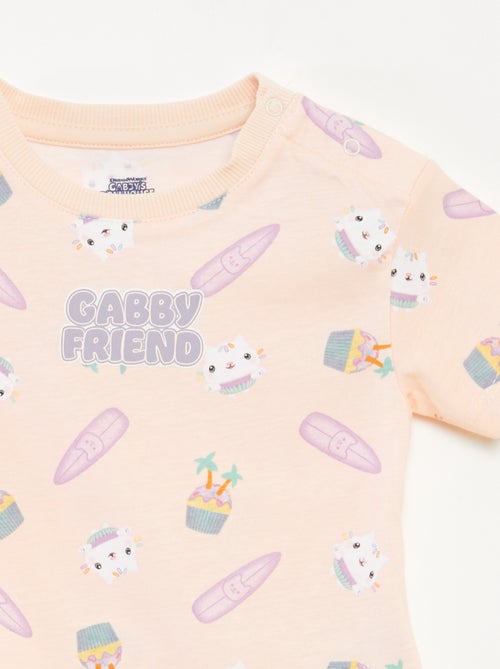 Completo pigiama shorts + t-shirt 'La casa delle bambole di Gabby' - 2 pezzi - Kiabi