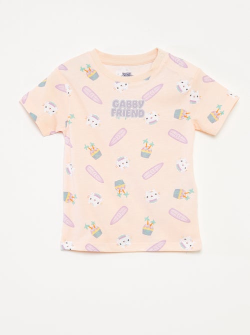 Completo pigiama shorts + t-shirt 'La casa delle bambole di Gabby' - 2 pezzi - Kiabi