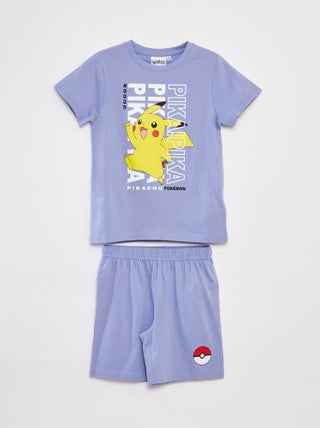 Completo pigiama shorts + t-shirt 'Pokemon' - 2 pezzi
