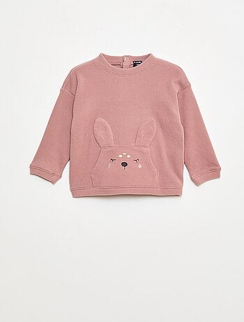 Completo pigiama soffice con coniglietto - 2 pezzi