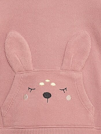 Completo pigiama soffice con coniglietto - 2 pezzi