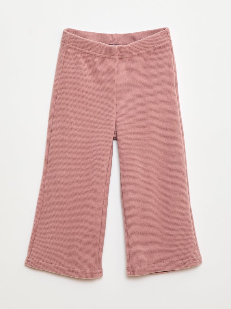 Completo pigiama soffice con coniglietto - 2 pezzi Rosa - Kiabi