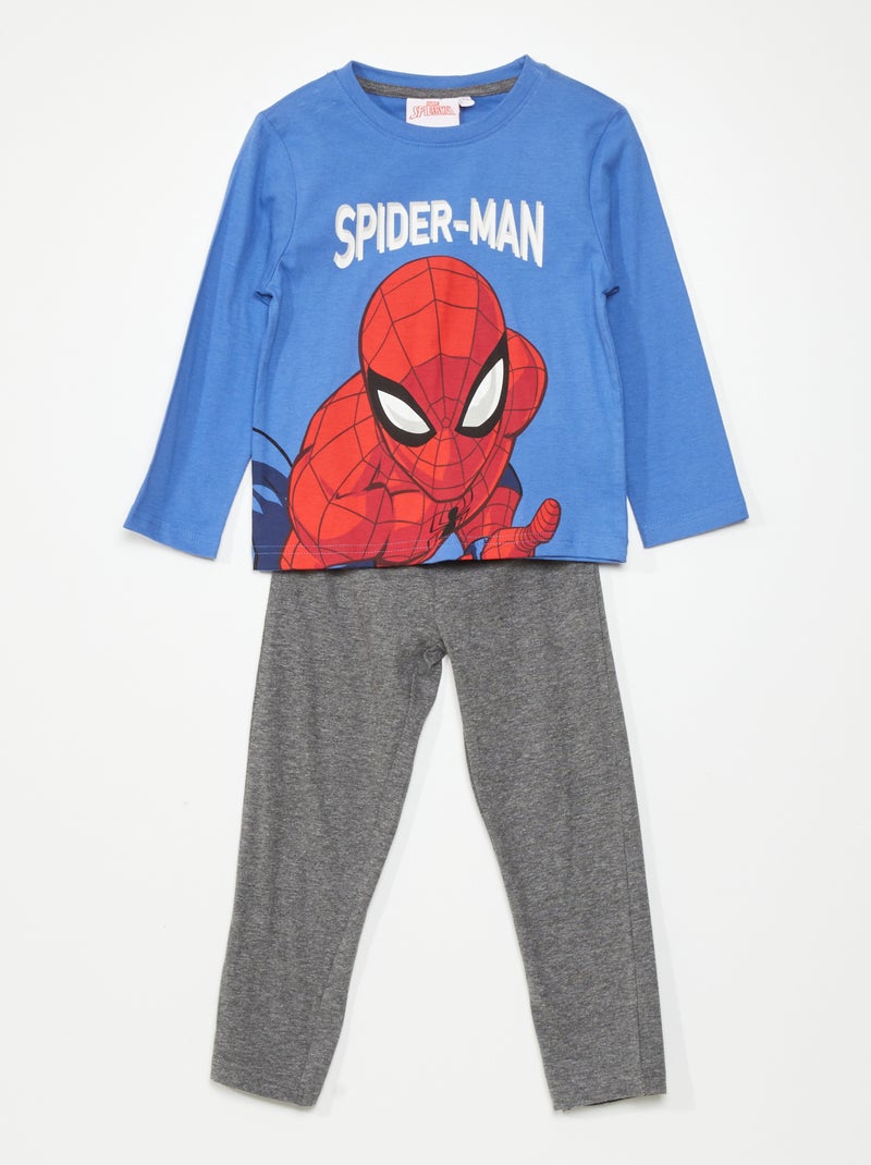 Completo pigiama 'Spider-Man' - 2 pezzi grigio/blu - Kiabi