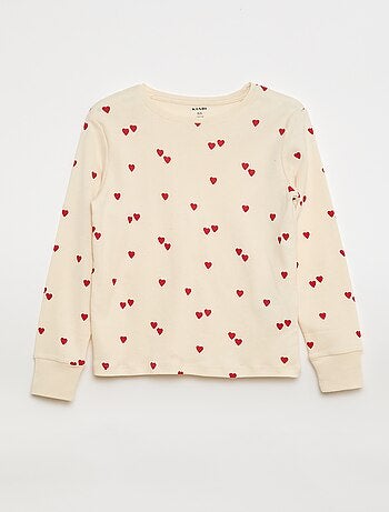 Completo pigiama stampato t-shirt + pantaloni - 2 pezzi