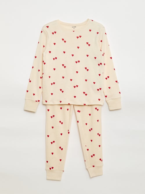 Completo pigiama stampato t-shirt + pantaloni - 2 pezzi - Kiabi