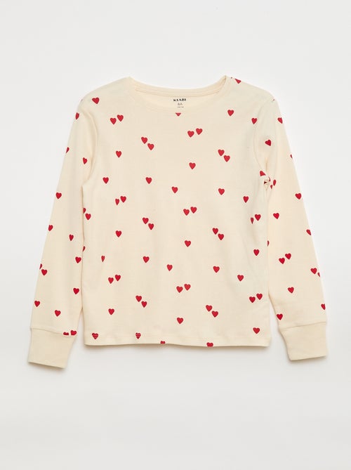 Completo pigiama stampato t-shirt + pantaloni - 2 pezzi - Kiabi