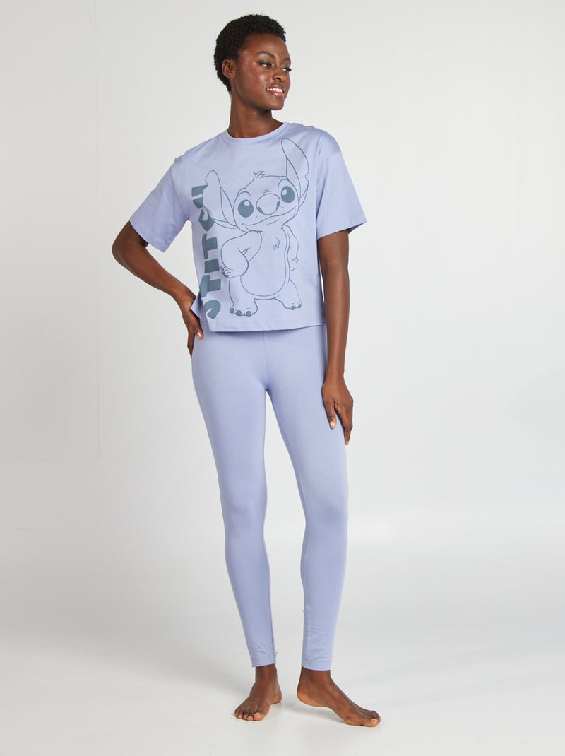 Completo pigiama 'Stitch' 'Disney' - 2 pezzi BLU - Kiabi