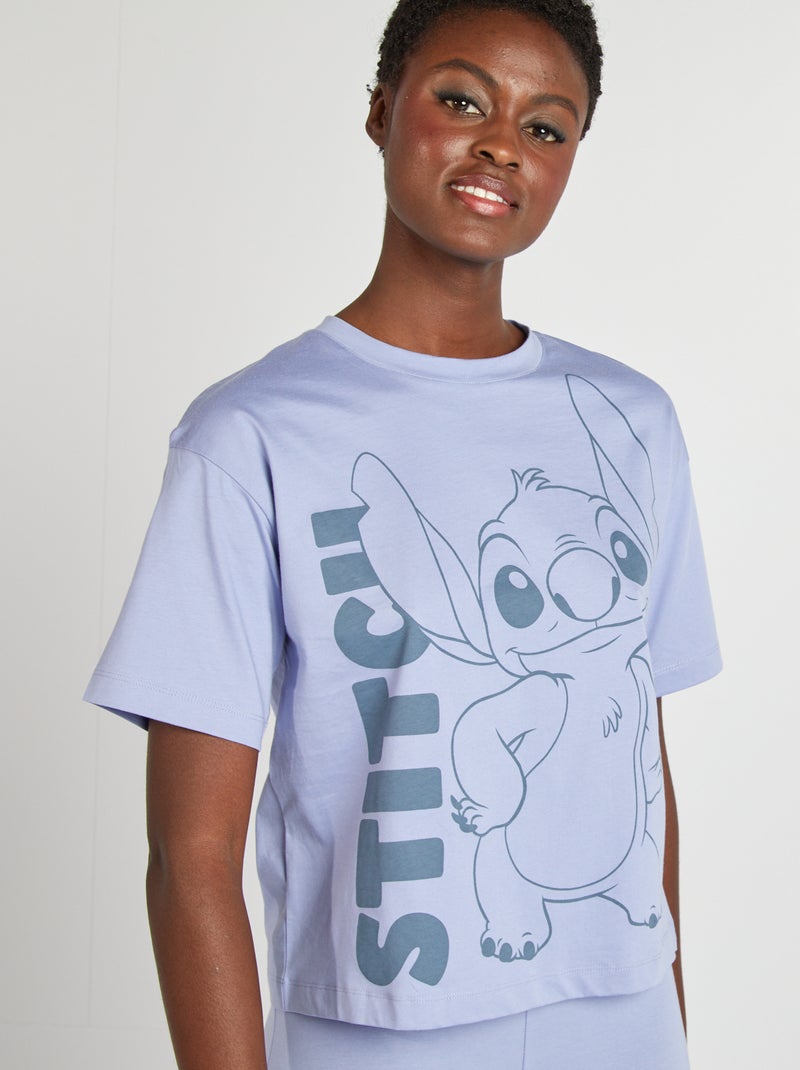 Completo pigiama 'Stitch' 'Disney' - 2 pezzi BLU - Kiabi