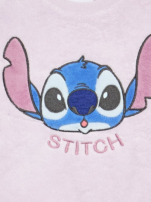 Completo pigiama 'Stitch' 'Disney' in pile - 2 pezzi - Kiabi