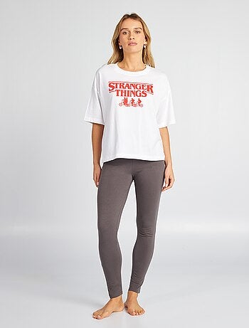 Completo pigiama 'Stranger Thing' t-shirt + legging - 2 pezzi