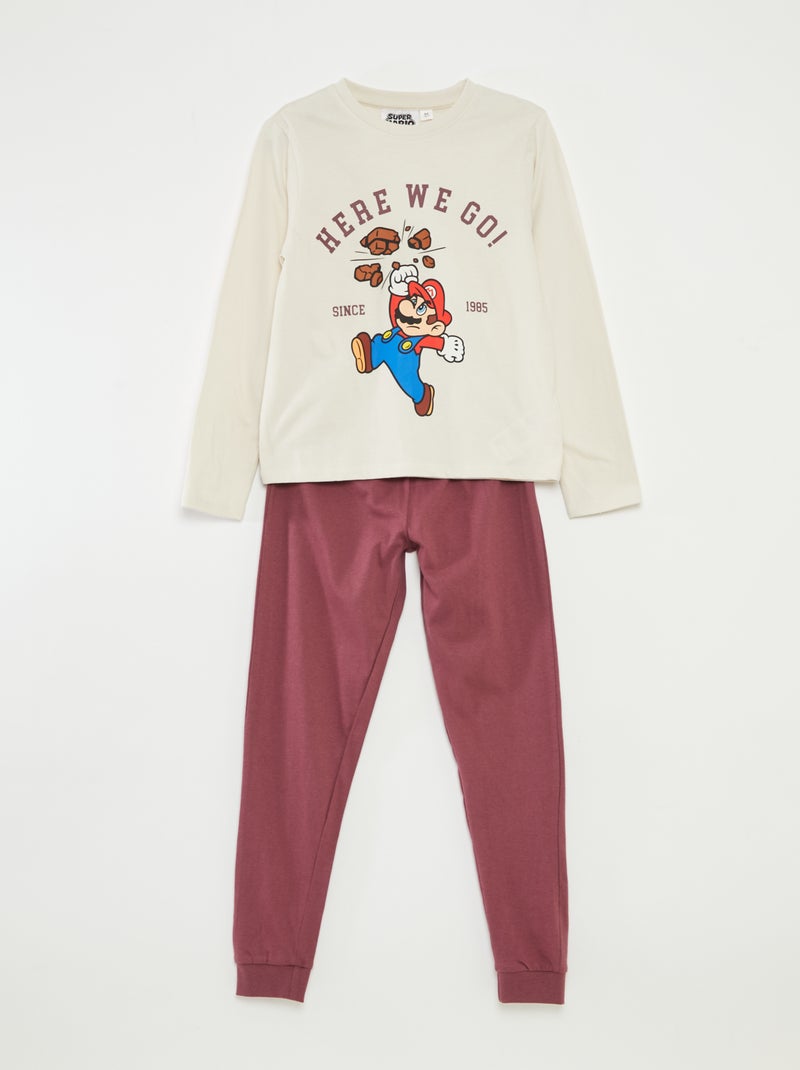 Bros Pigiami Pigiami Super Mario Character Mario Character Ls Pj