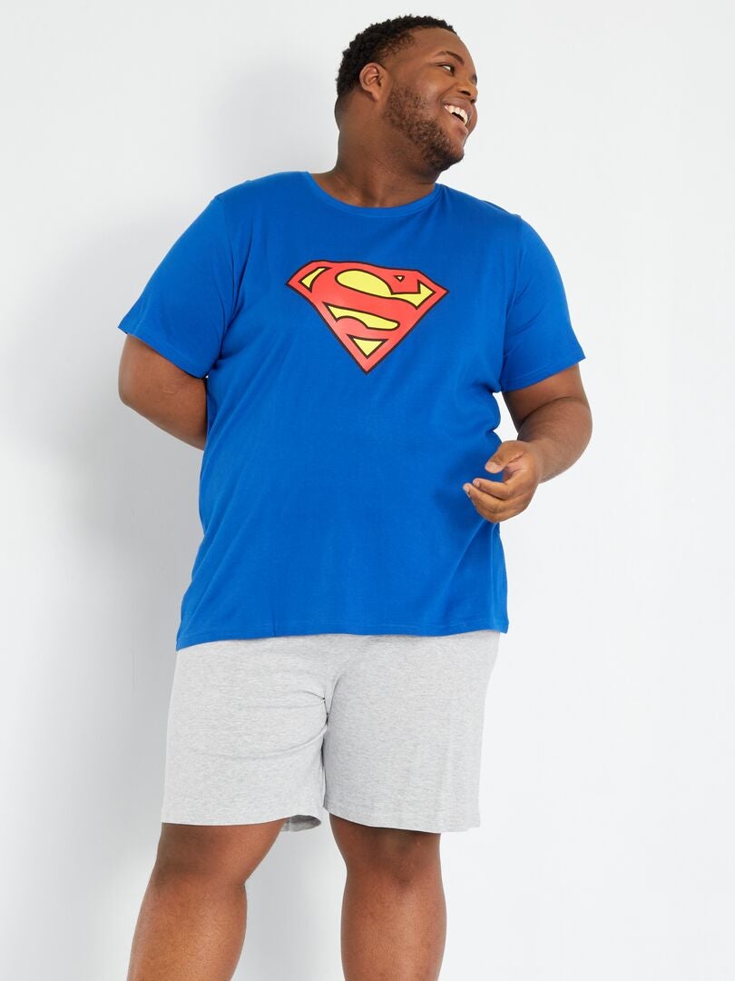Completo pigiama 'Superman' 'DC Comics orignals' grigio/blu - Kiabi