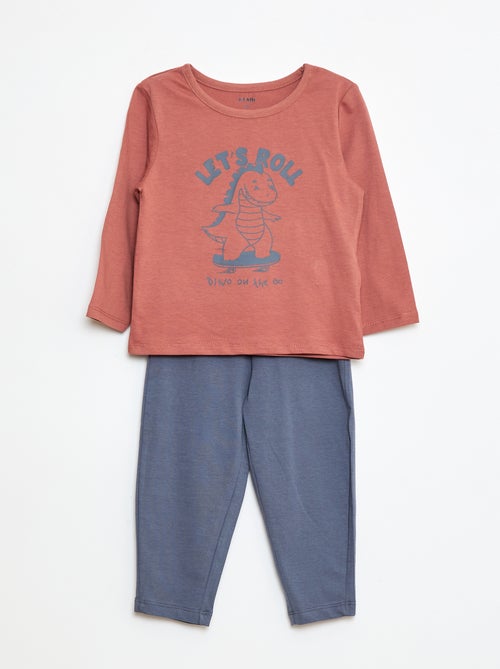 Completo pigiama t-shirt + leggings stampati - 2 pezzi - Kiabi