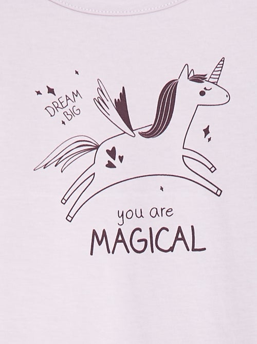 Completo pigiama t-shirt + leggings stampati - 2 pezzi - Kiabi