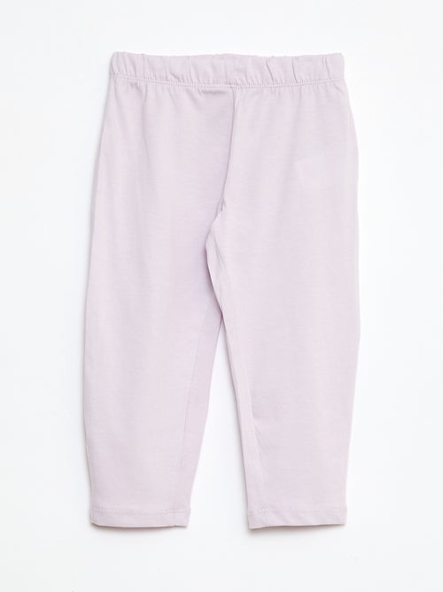 Completo pigiama t-shirt + leggings stampati - 2 pezzi - Kiabi