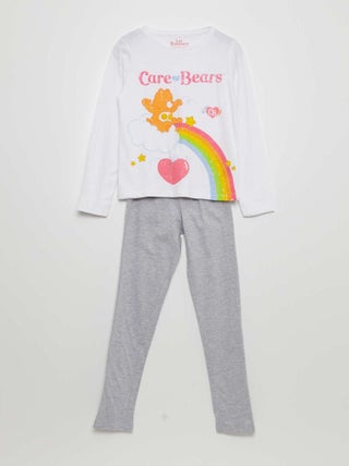 Completo pigiama t-shirt 'Orsetti del cuore' + pantaloni - 2 pezzi